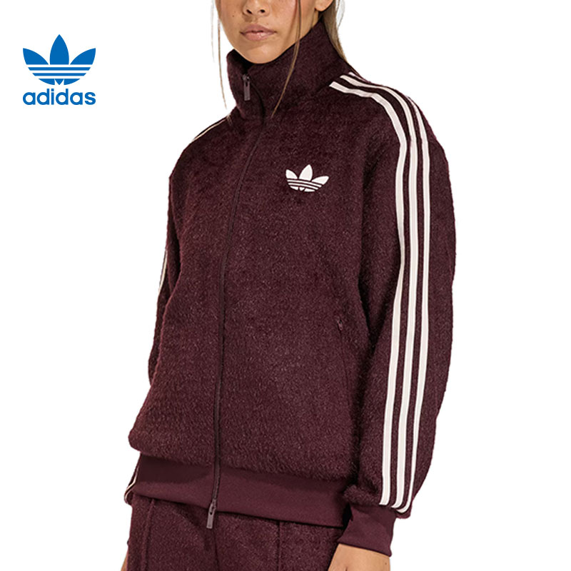 adidas阿迪达斯【中】三叶草女子运动休闲夹克外套KS0428