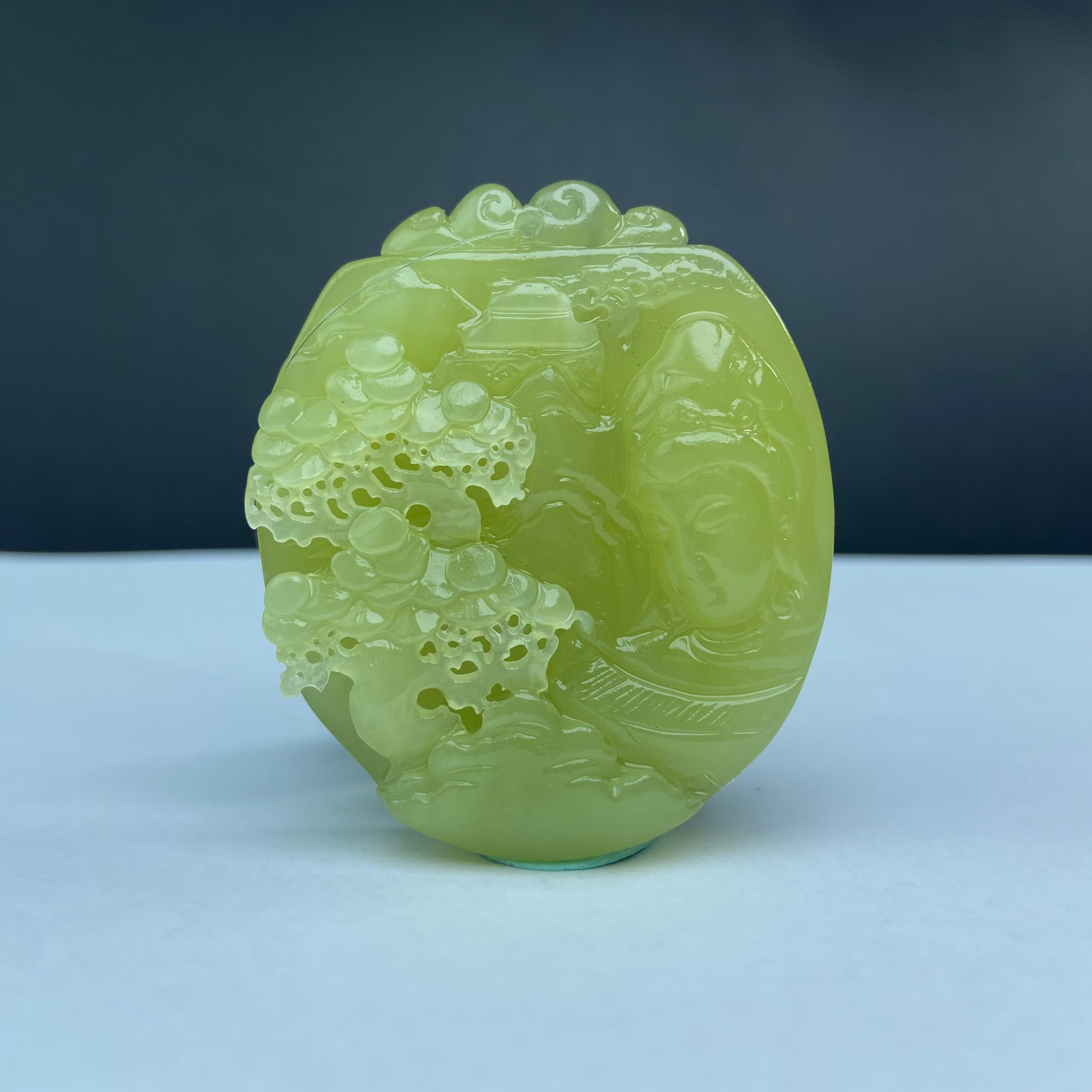 AK5079 和田玉黄口普度众生