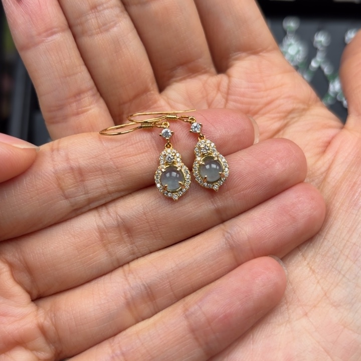 翡翠银S925镶嵌颈饰