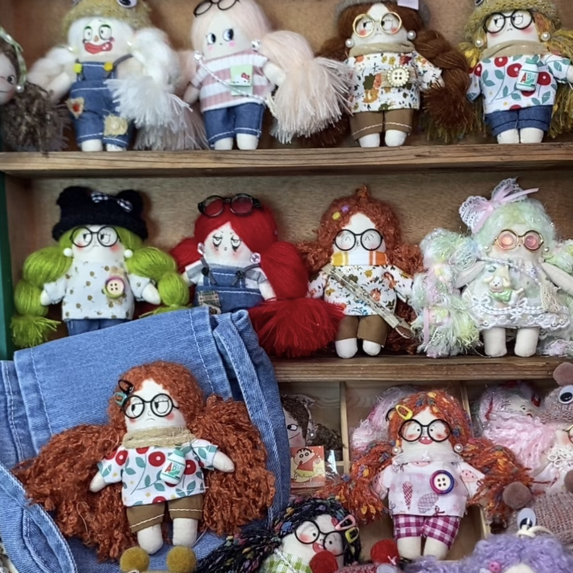 萝莉家手工布艺玩偶原原创包包挂件手机链装饰创意礼物女