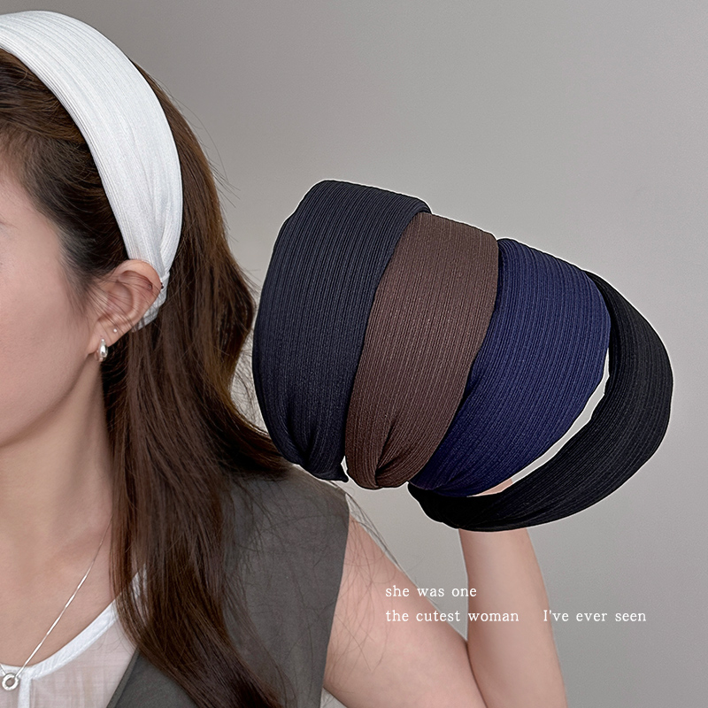 韩国洋气发箍加宽高级感宽边发卡发箍女新款高颅顶发饰防滑不压发