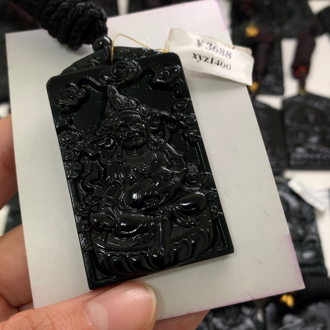 天然a货钢琴黑挂件