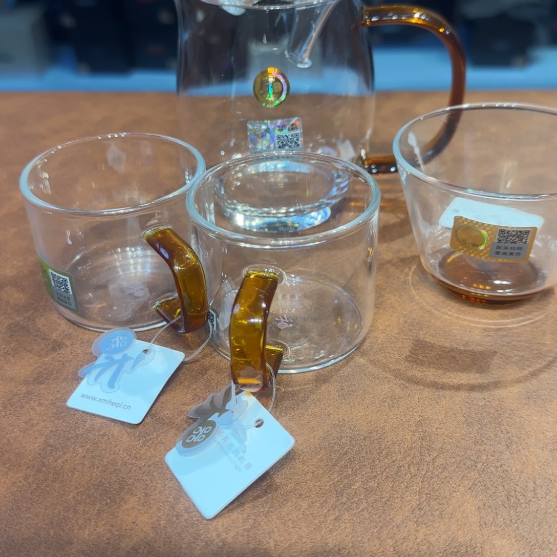 《***》禾器澄然➕言卿壶➕清禾杯一对➕达杯琥珀色