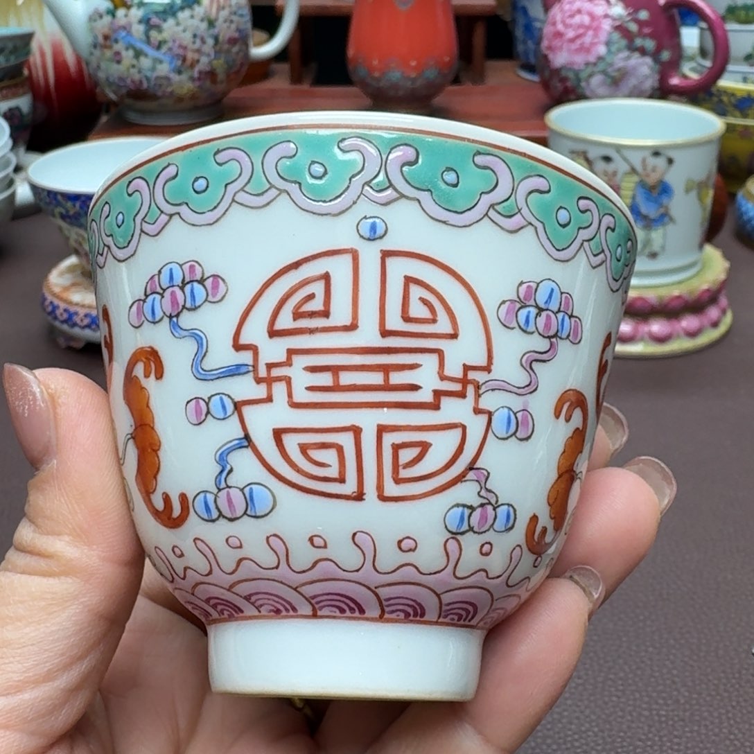 瓷片景德镇仿古手工制作精品展示