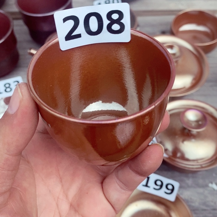 柴烧茶具陶瓷杯子