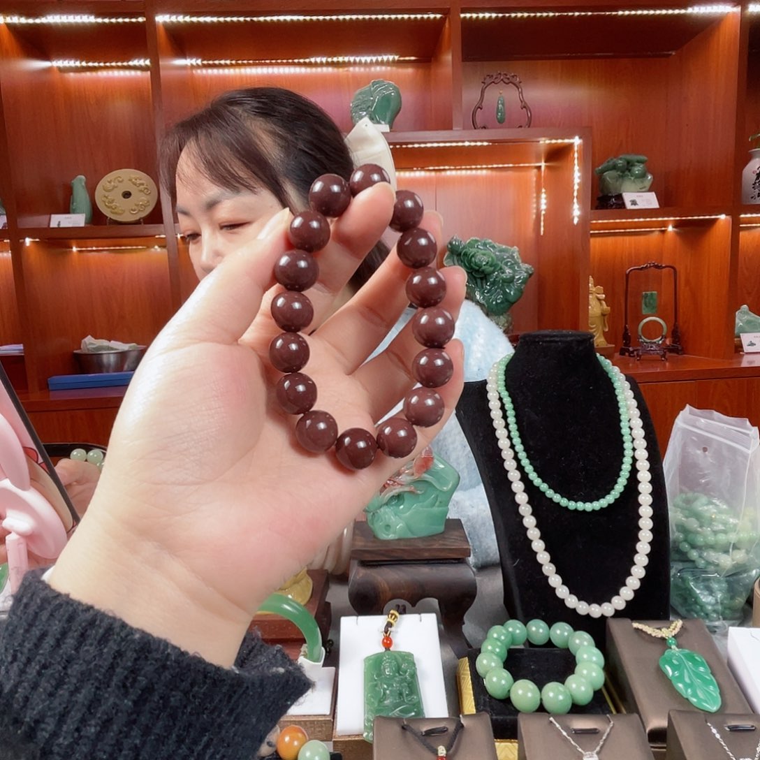 密玉（石英质玉）手串未镶嵌