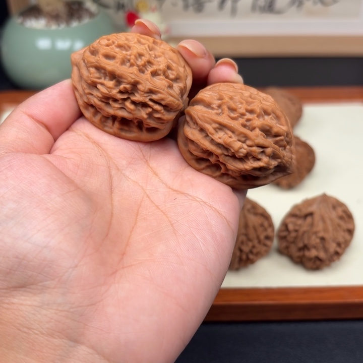 把件文玩核桃全品鸡心39