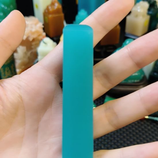 寿山石印石天空蓝素章