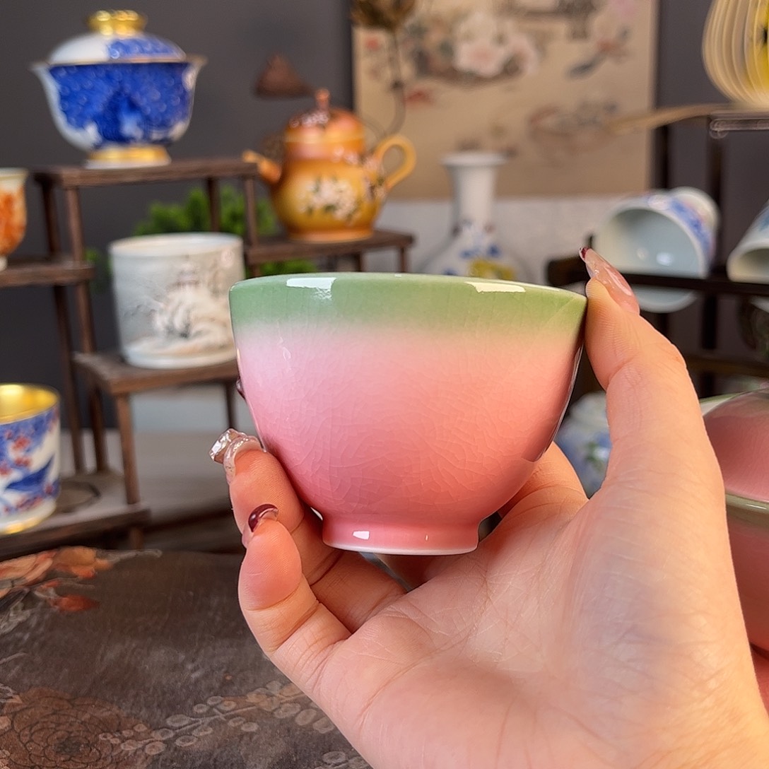 杯景德镇陶瓷茶杯多人
