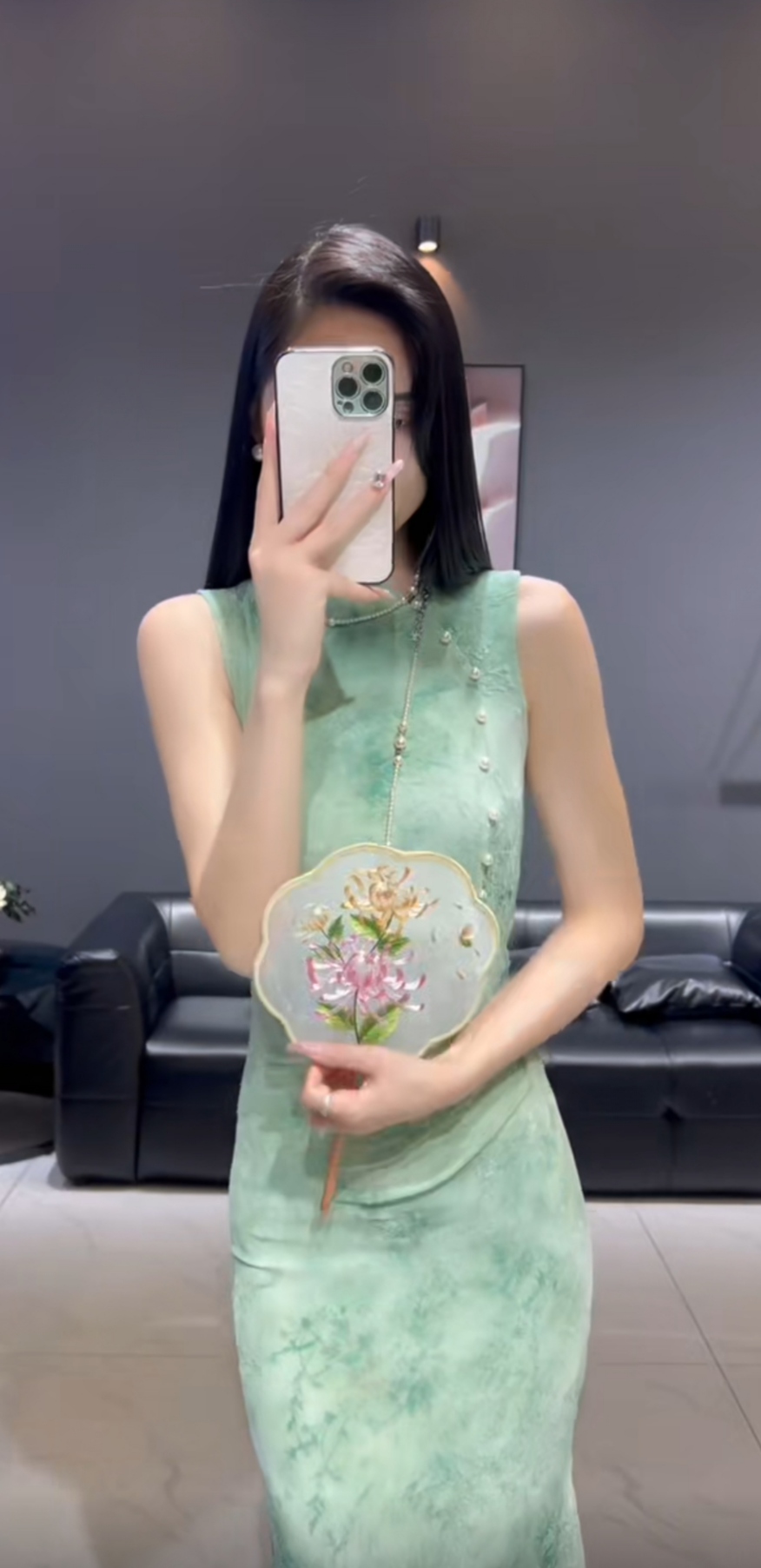 新中式极简风旗袍旗袍裙无袖中国风优雅日常修身显瘦