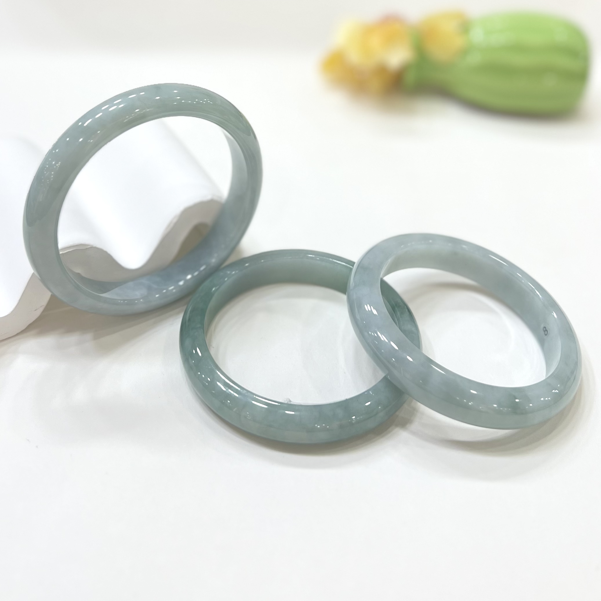 【小宝珠宝】23  S101275-翡翠手镯-多样性发一件-12*8mm