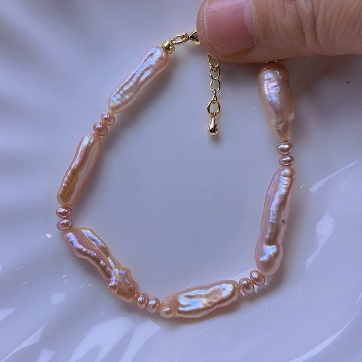 淡水珍珠手绳合金