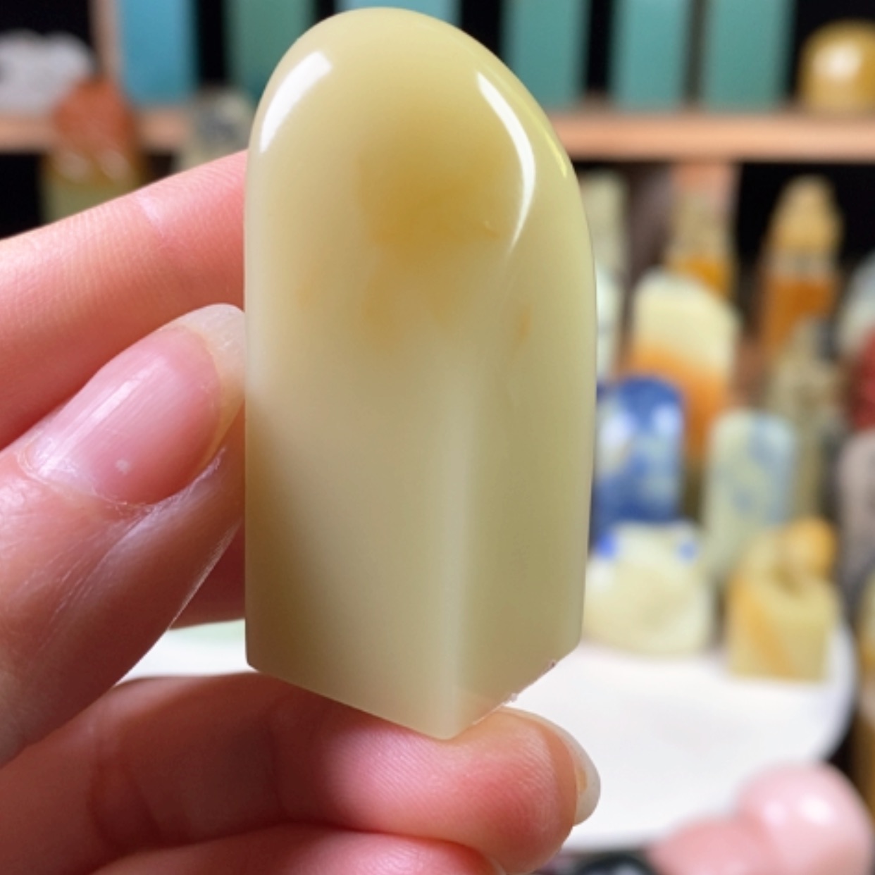 【闪购商品】青田石封门青灯光底