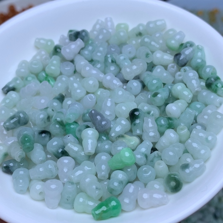 【闪购商品】未镶嵌翡翠手链卡5.5乘7.9冰飘花葫芦50个