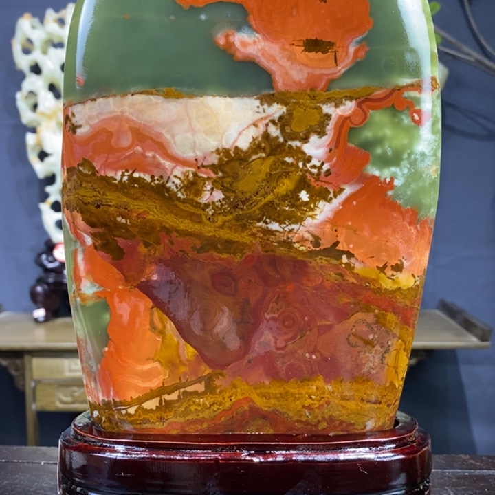 石材精品古青石摆件