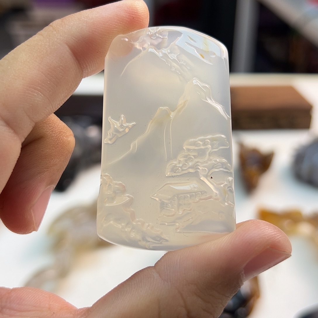 玛瑙/玉髓未镶嵌颈饰