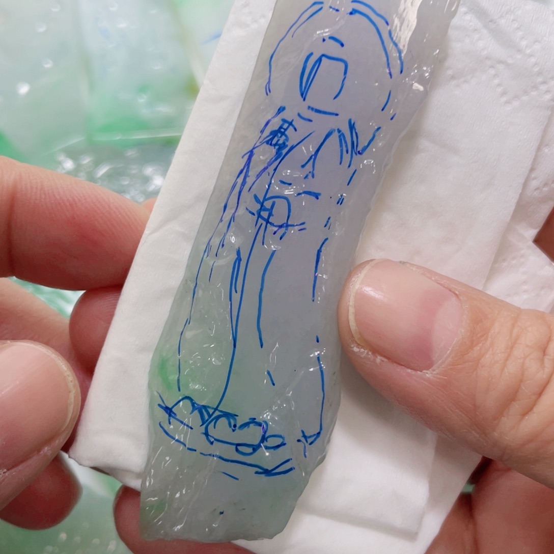 定制翡翠未镶嵌包工