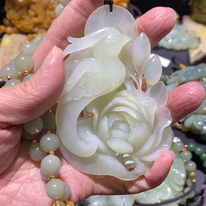 岫玉岫玉吊坠未镶嵌