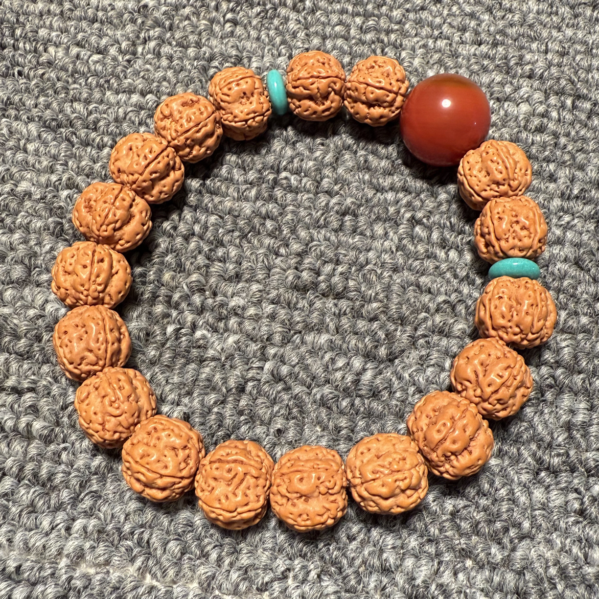 12-13mm±原皮原色小金刚菩提手串