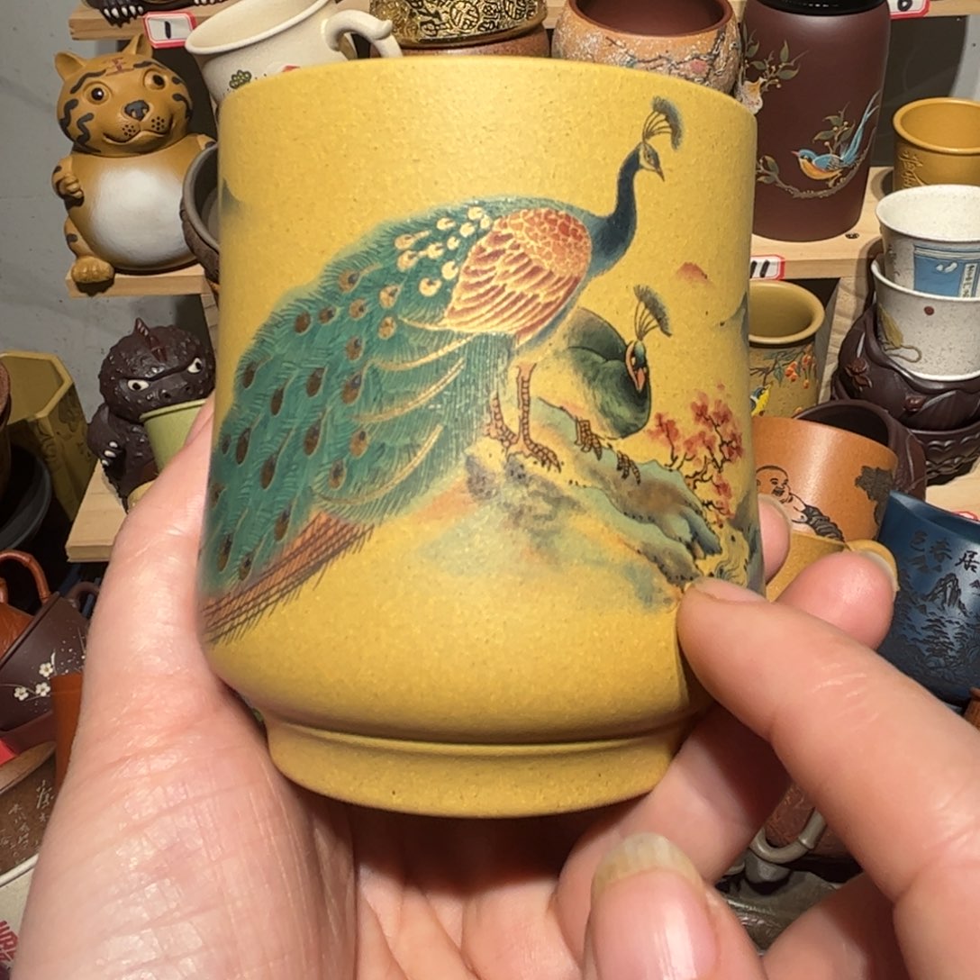 紫砂茶杯宜兴紫砂主人杯