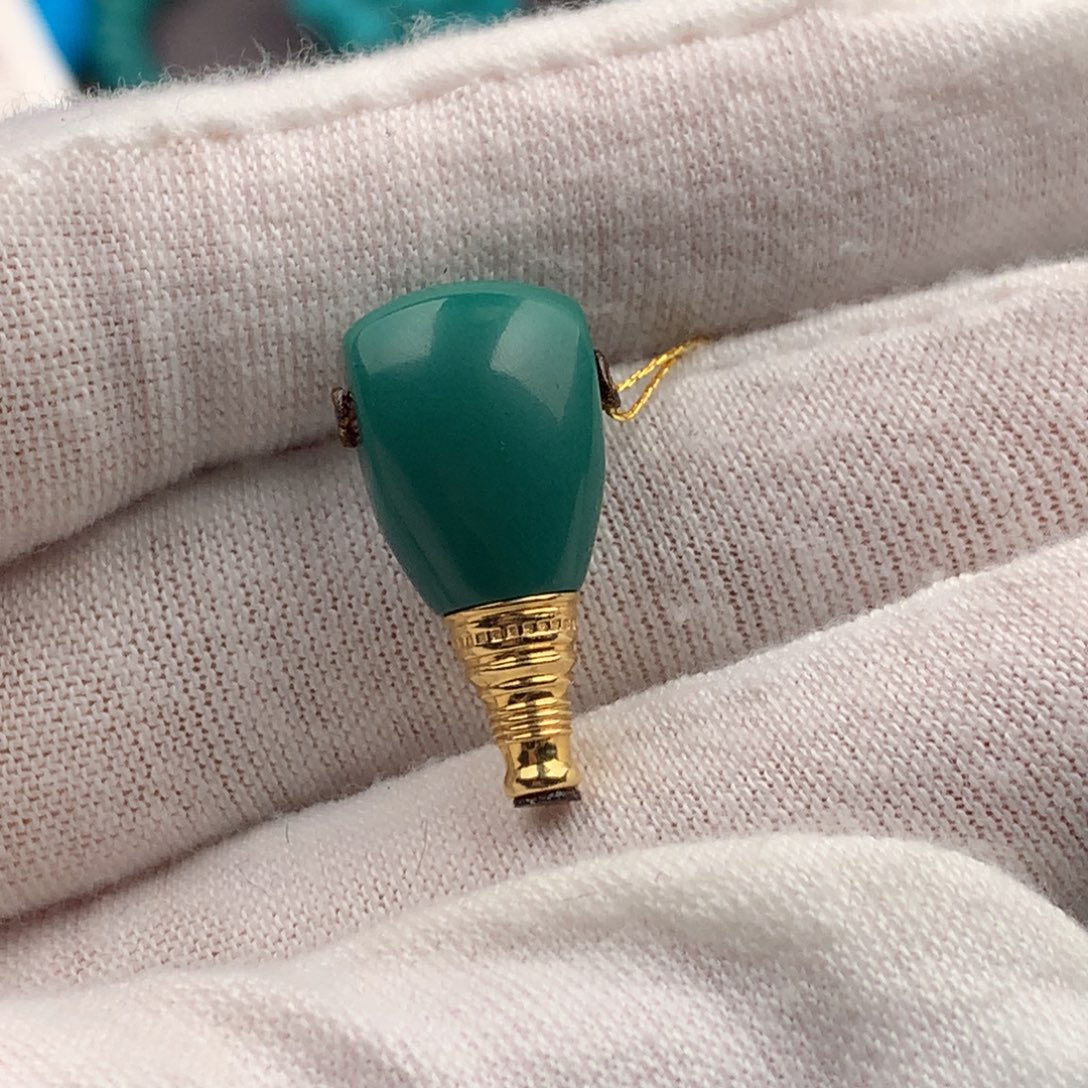 绿松石18K金镶嵌绿松石