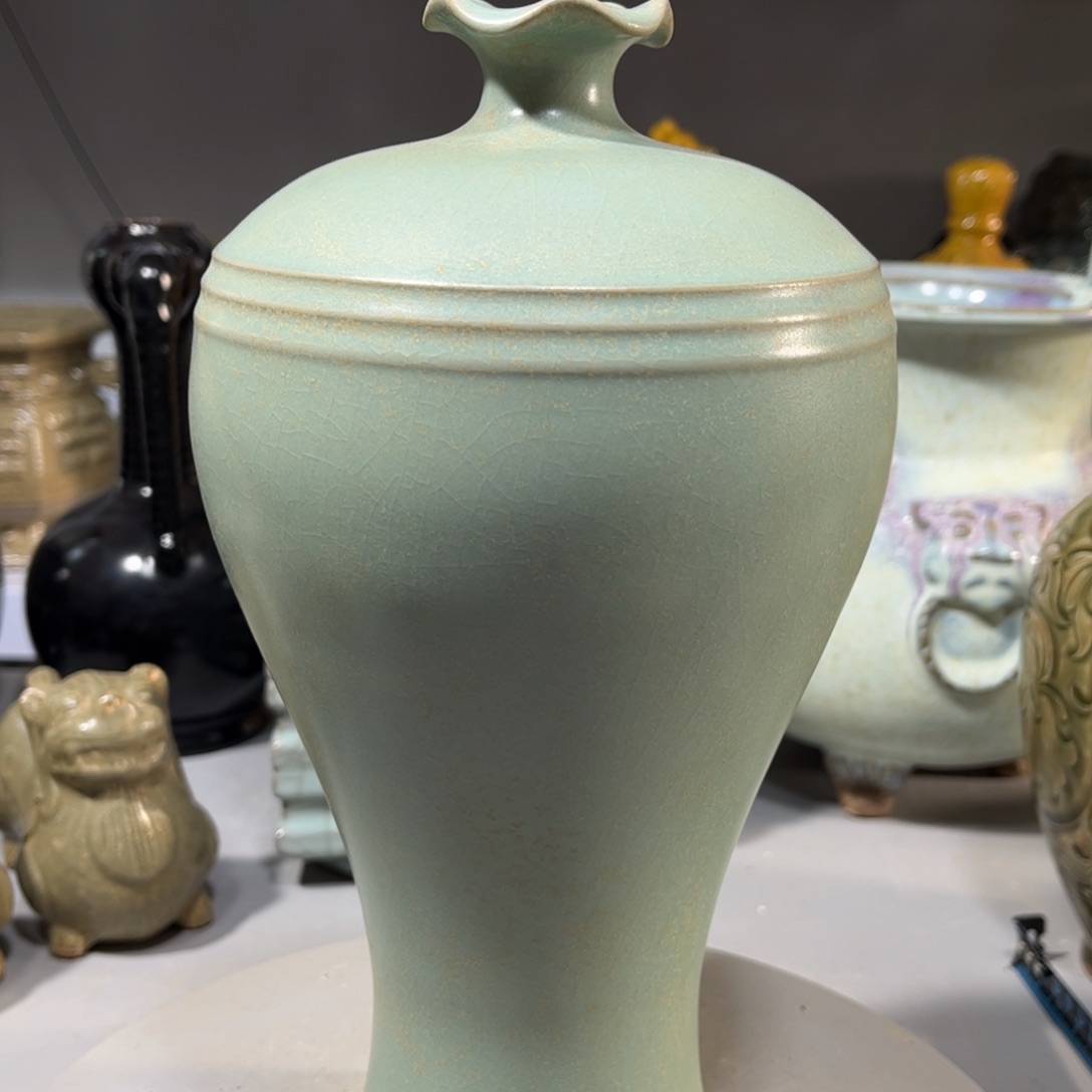 瓶汝窑瓶子品相完美