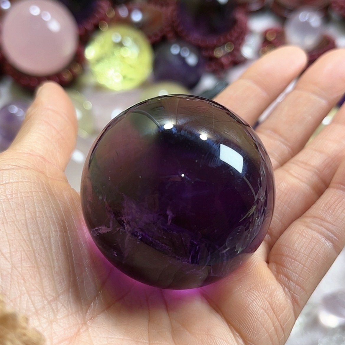 【闪购商品】水晶摆件球未镶嵌