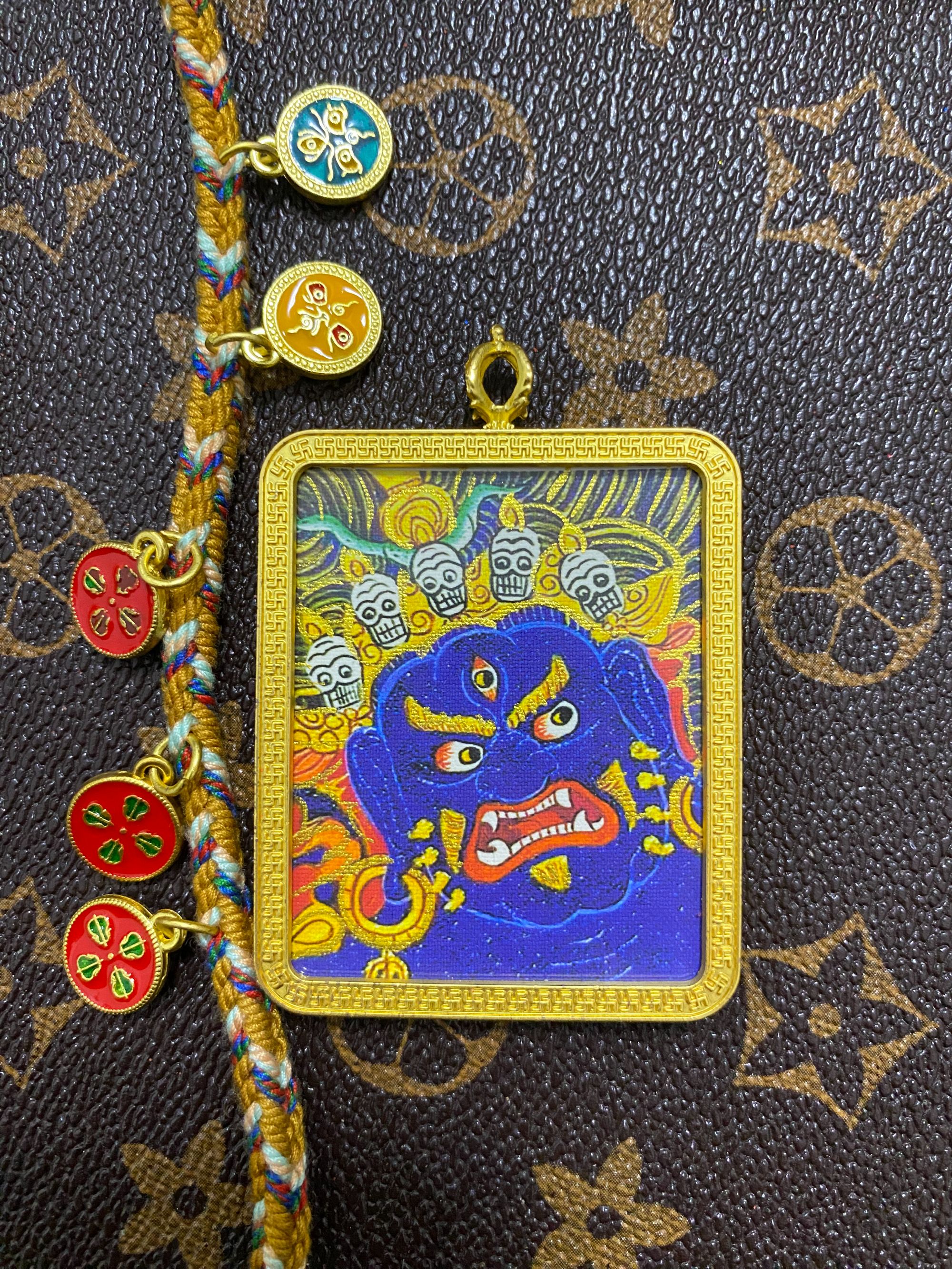 黑财神大头款唐卡