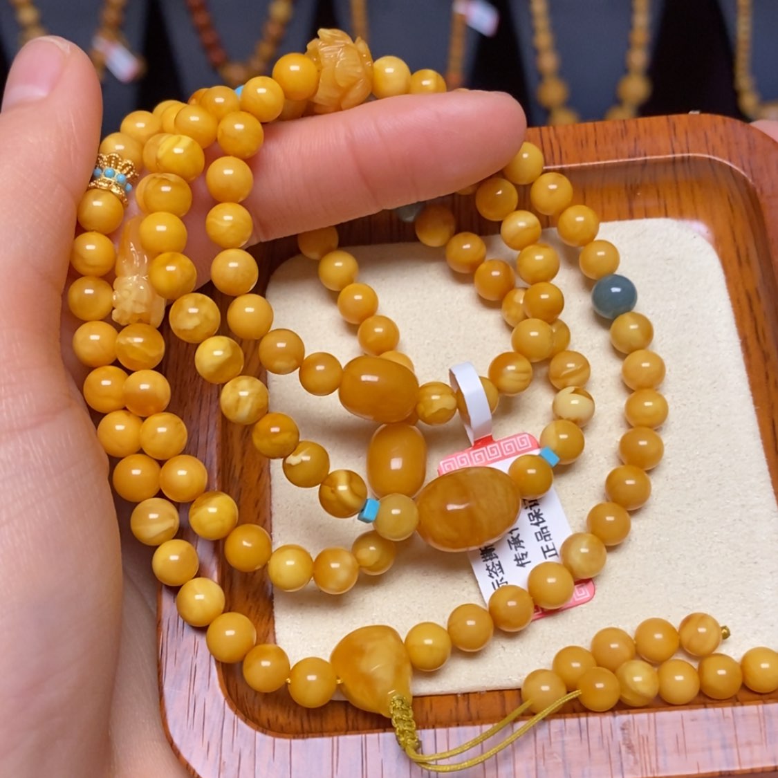 【闪购商品】蜜蜡手链未镶嵌手串