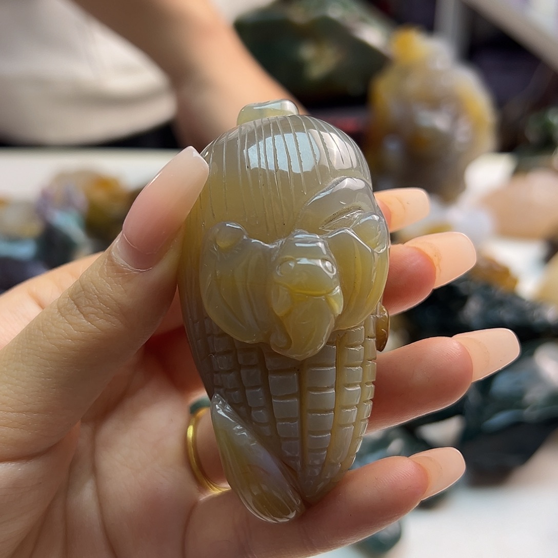 玛瑙/玉髓未镶嵌项链