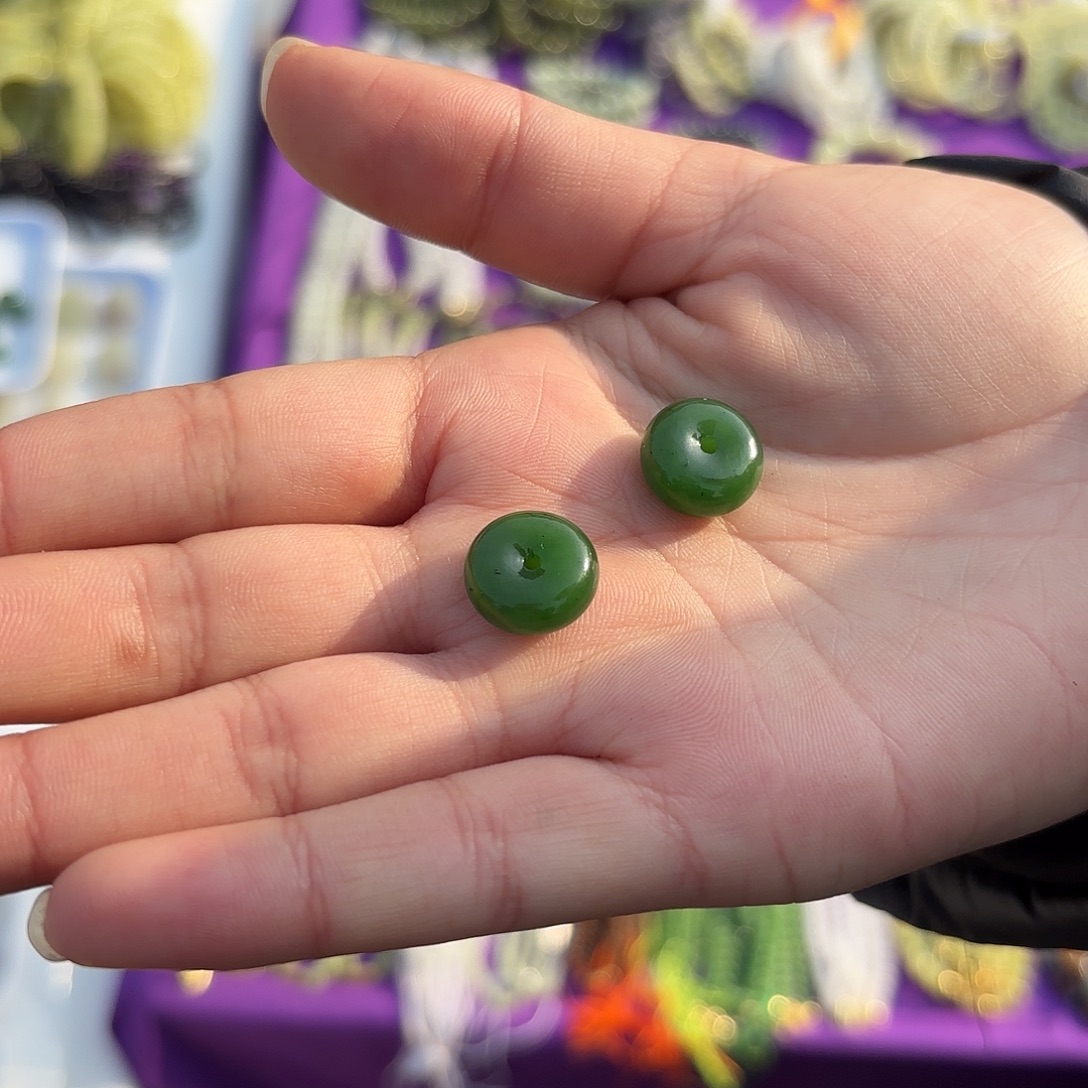 冰***和田玉未镶嵌颈饰