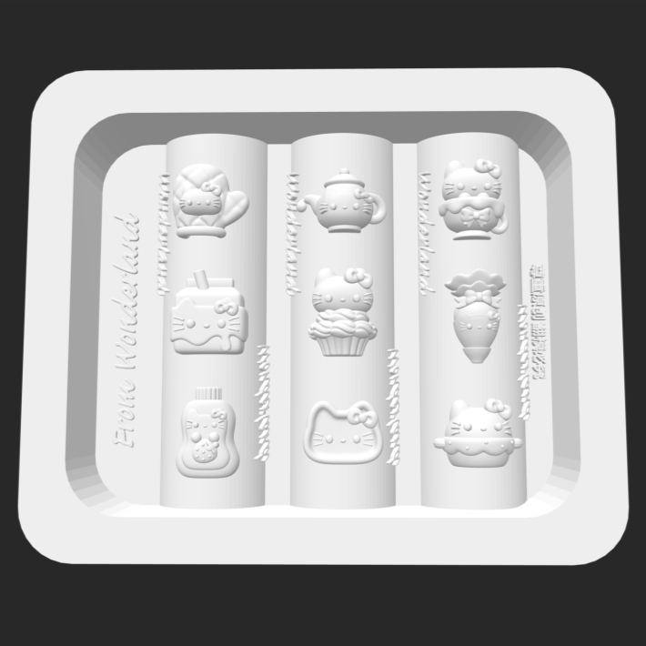 FW 甜甜KT系列美甲模具 烘焙&幽灵少女&赠品二选一