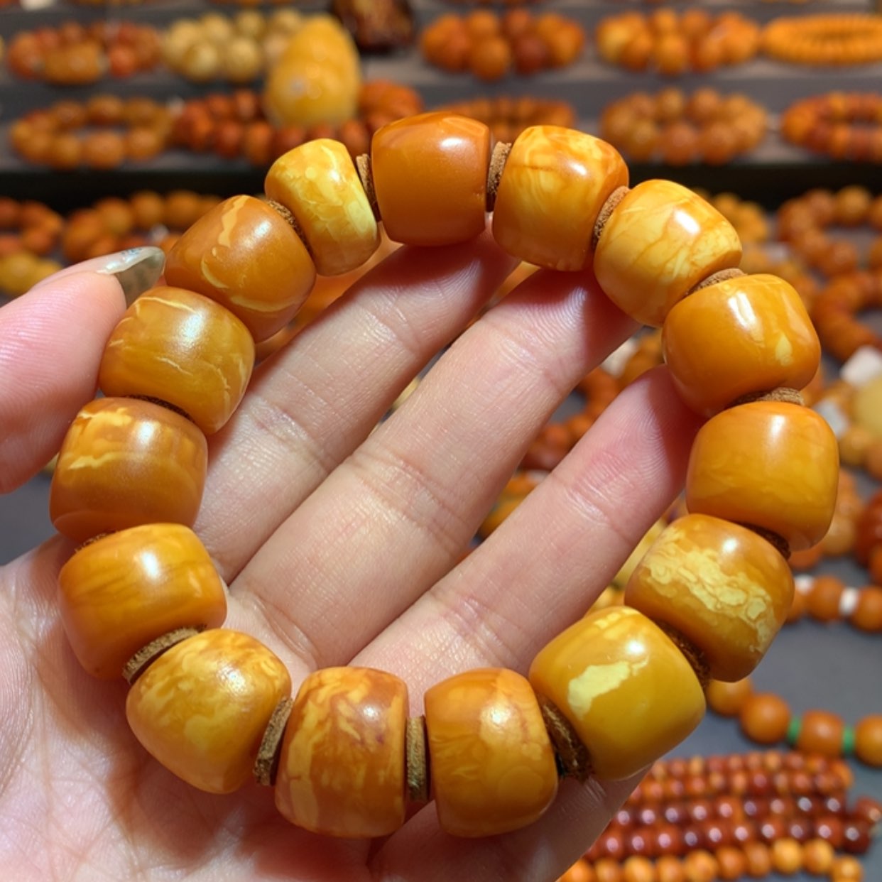 【闪购商品】未镶嵌蜜蜡手串蜜蜡手串