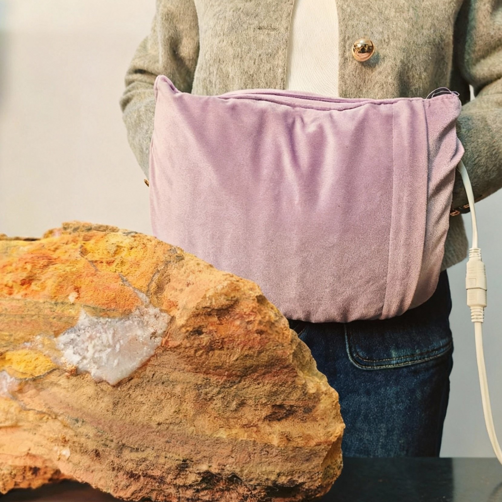 泗水砭石疗养院砭石六环石暖宫仪刮疗片