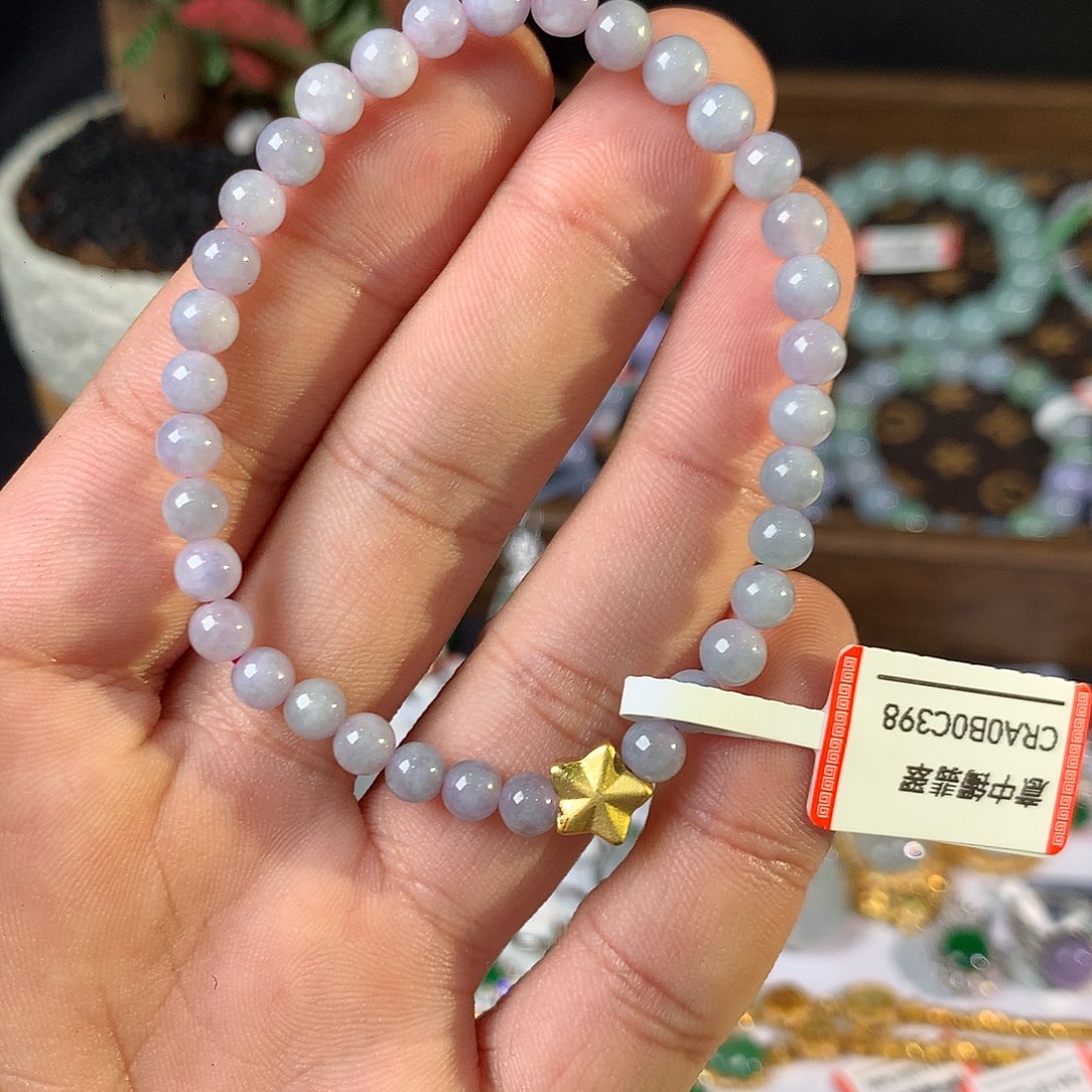 翡翠未镶嵌手链天然缅甸翡翠