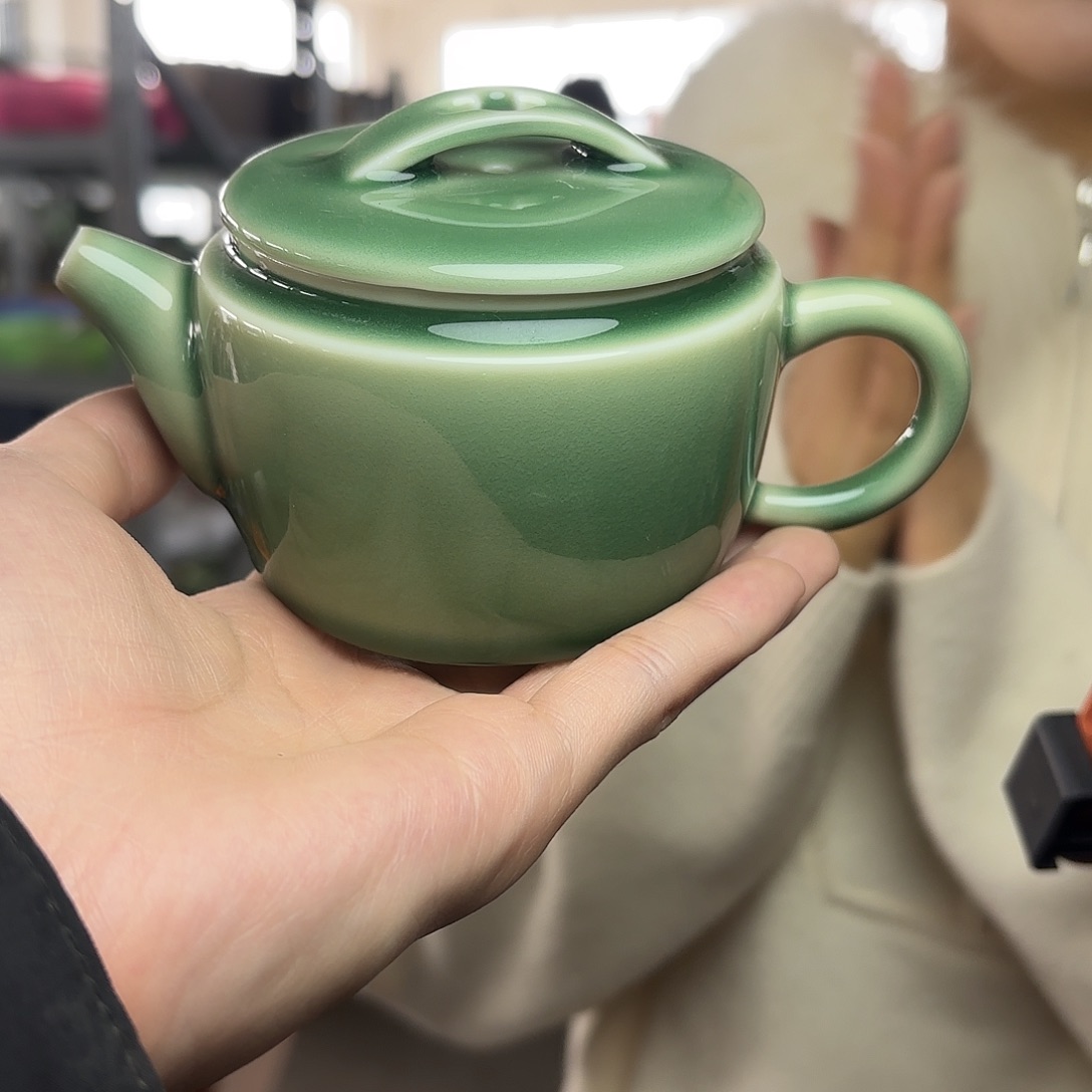 龙泉云间青瓷小米茶器