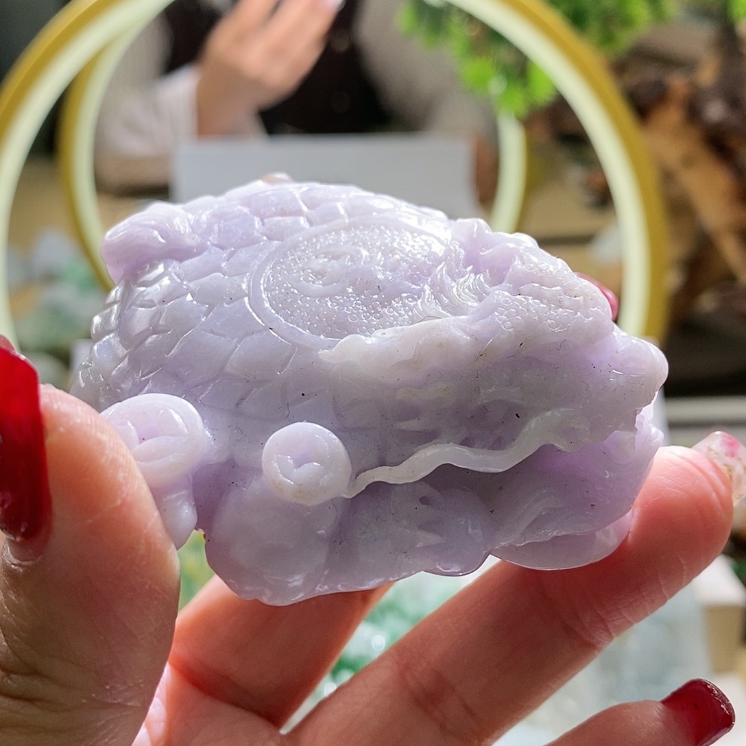 【闪购商品】翡翠颈饰未镶嵌龙龟