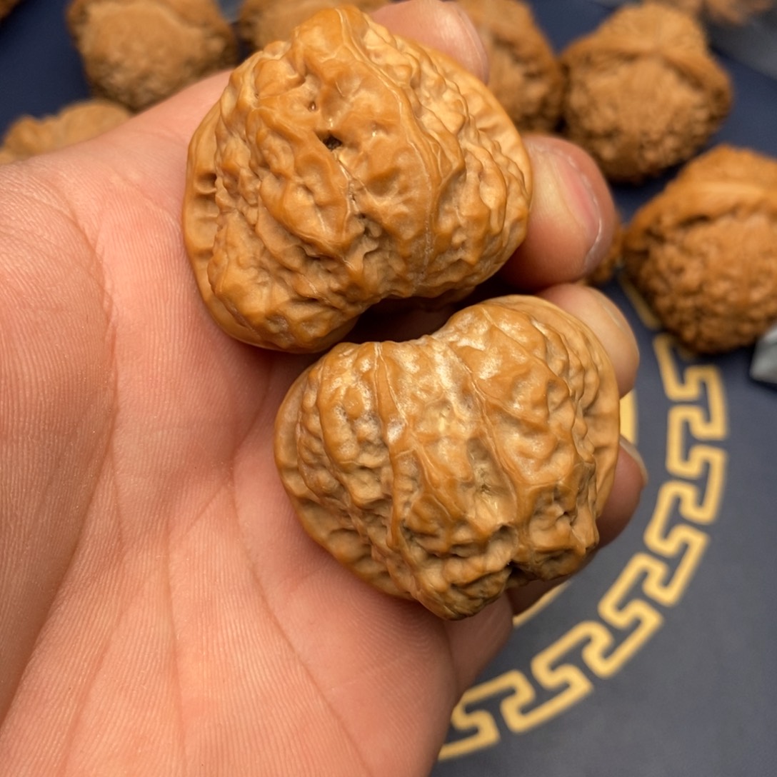 文玩核桃把件40蛤蟆头