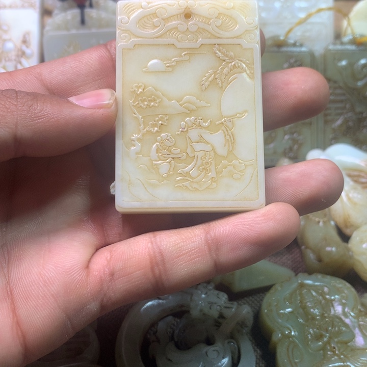 和田玉挂件未镶嵌用****7