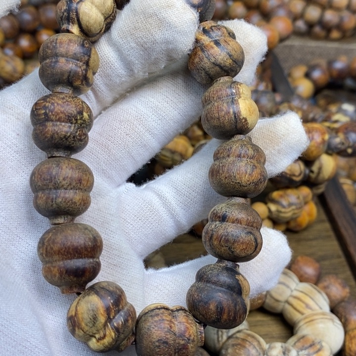 贡木手串/手链紫色葫芦