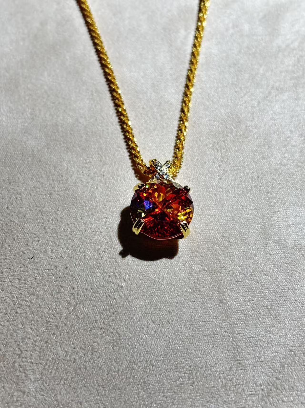 非金属珐琅项链 时尚轻奢饰品Xs112714