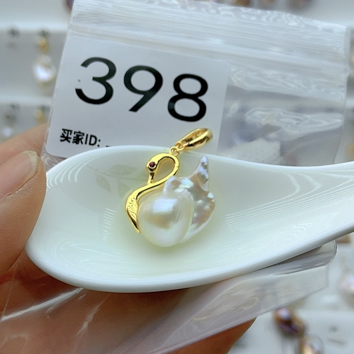 淡水珍珠颈饰银S925镶嵌