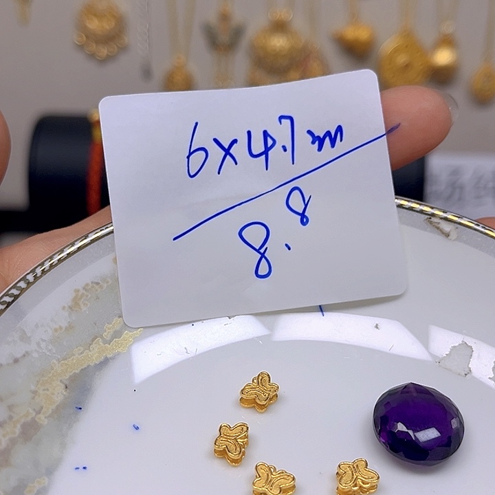 紫晶颈饰银S925镶嵌紫晶925镶嵌119