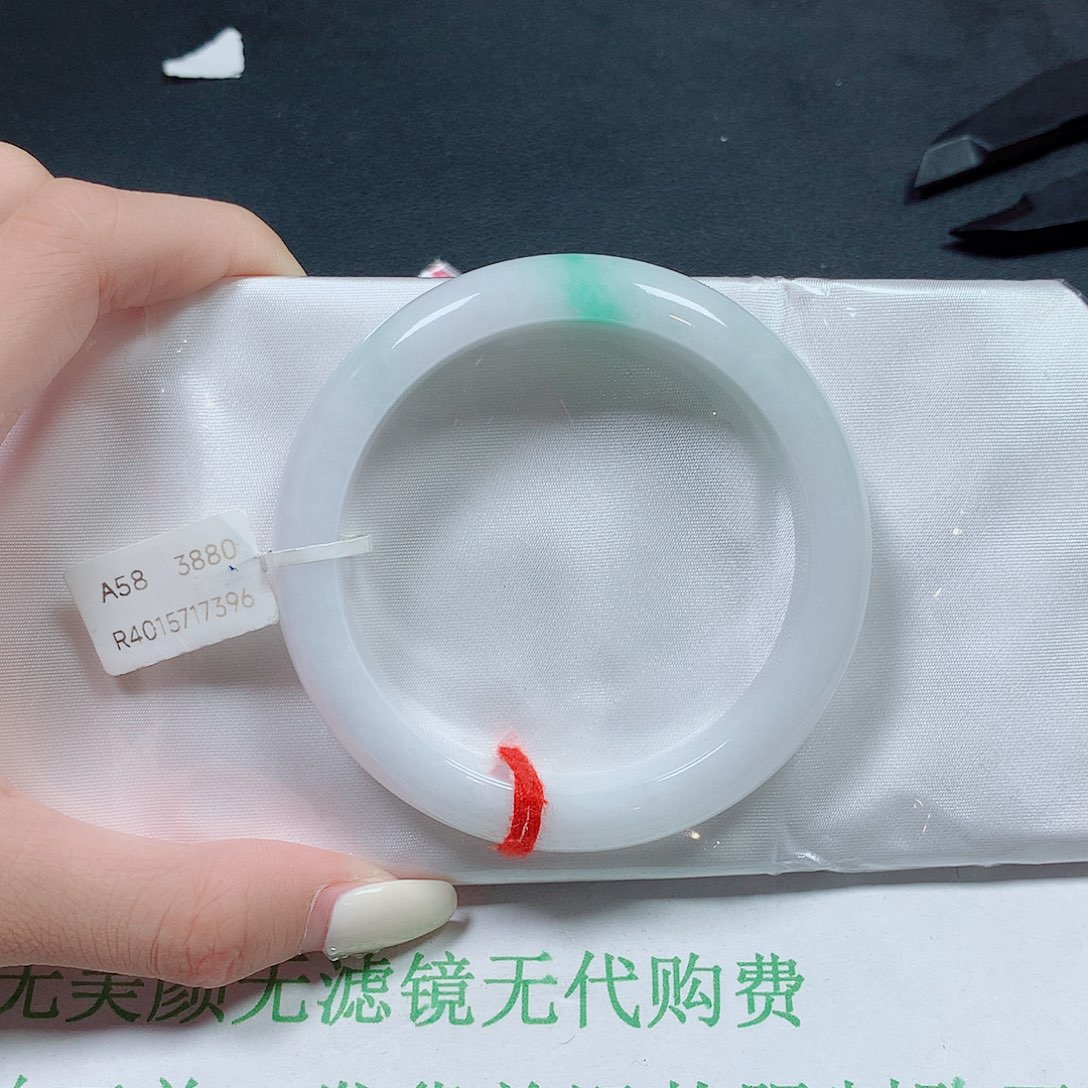 翡翠未镶嵌手镯翡翠手镯58