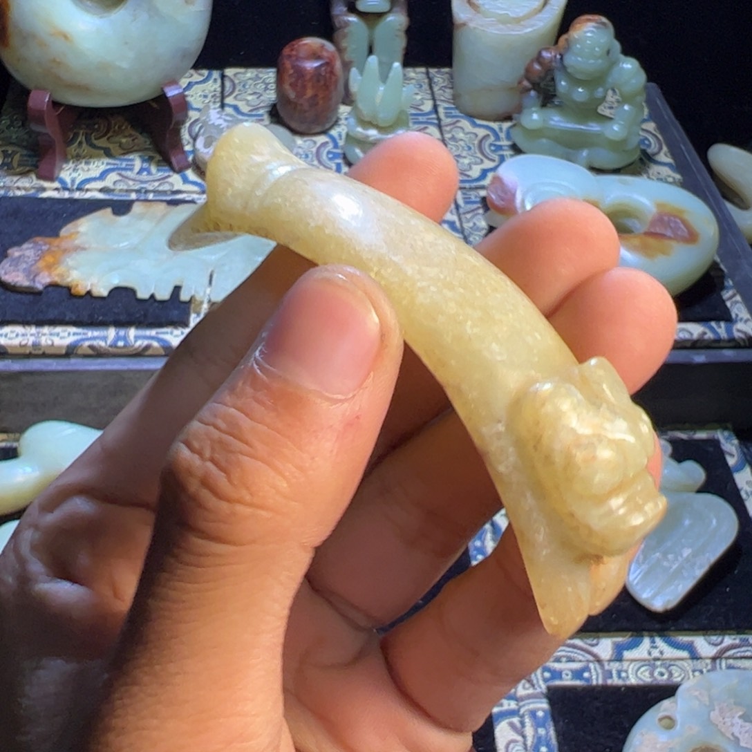 秦***飞玉玉摆件横器形件