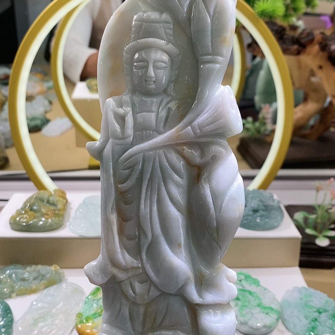 【闪购商品】翡翠颈饰未镶嵌观音