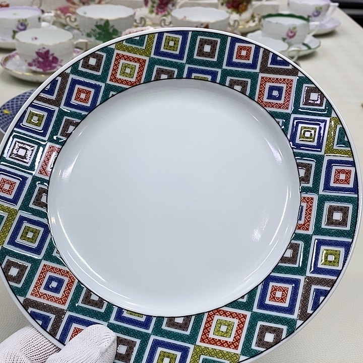 摆件进口九谷瓷器