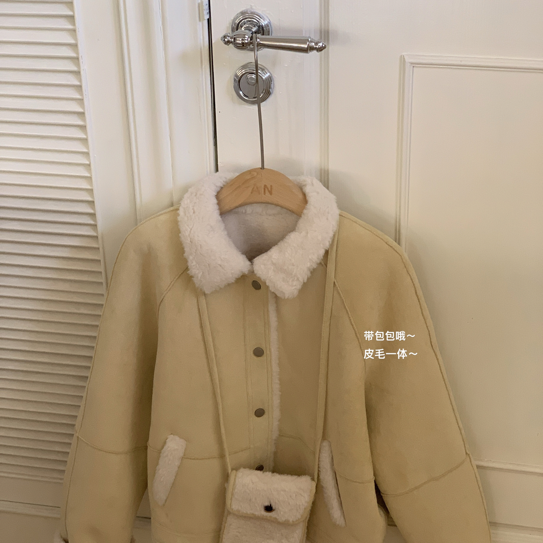 「大昕·过分慵懒」2025冬季韩系新款糕糕外套