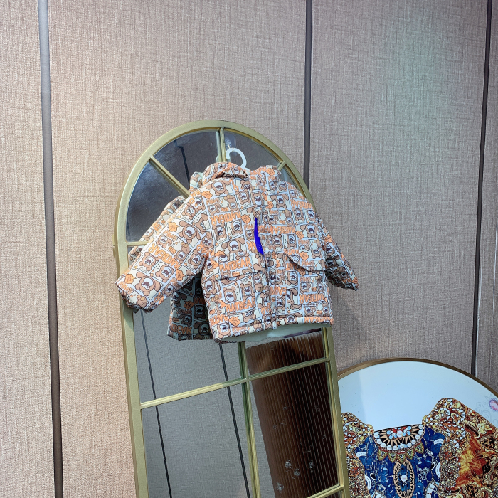 E352   宝宝拼接上衣外套  加绒  冬款