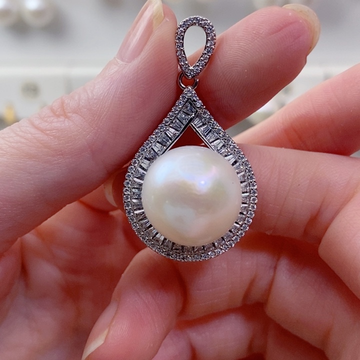 颈饰未镶嵌淡水珍珠14+A